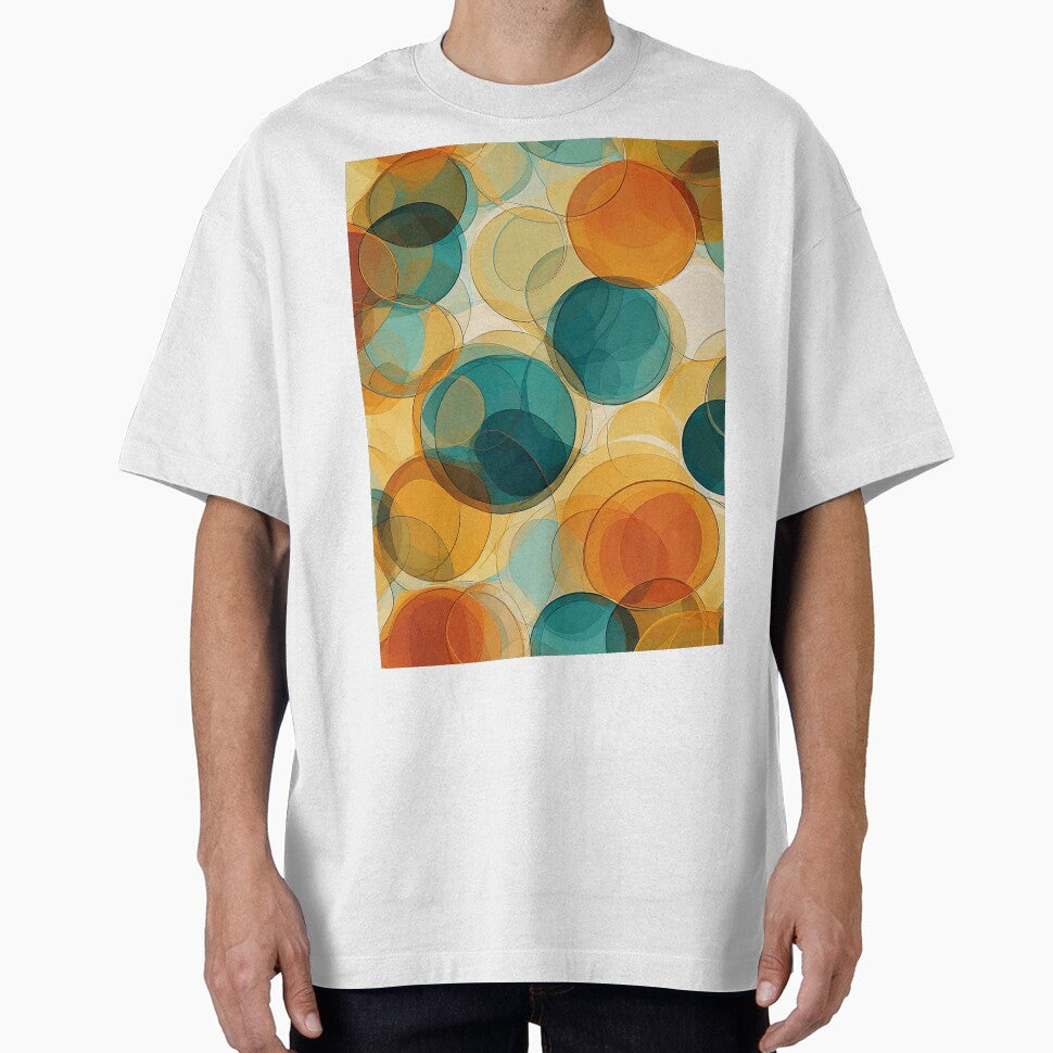 Retro Overlapping Circles by Designbes