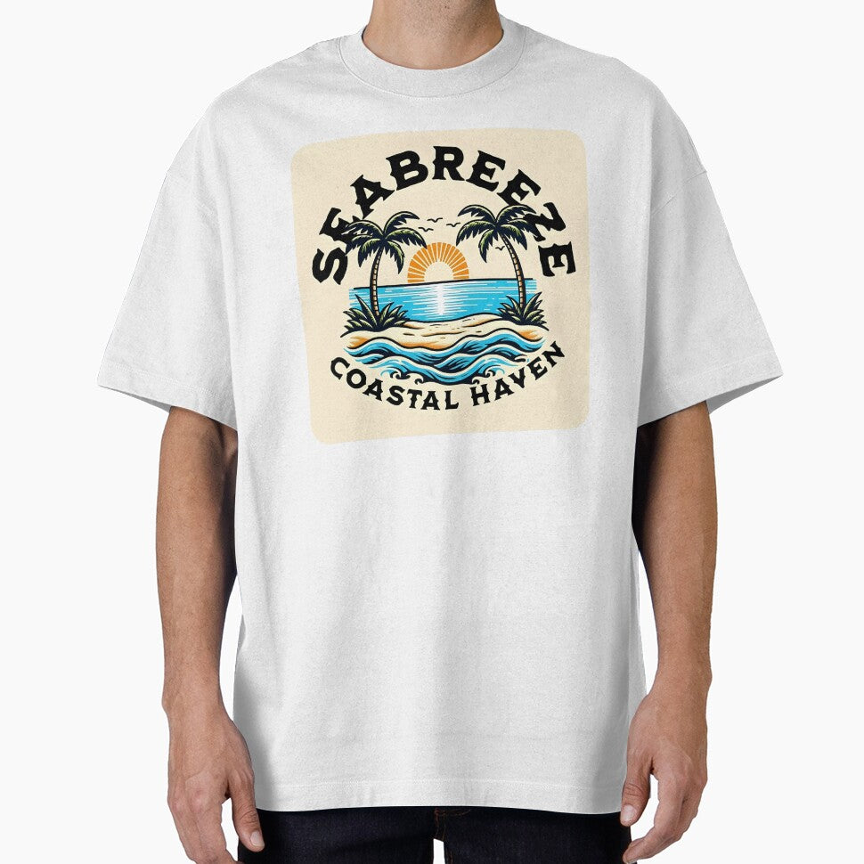 Seabreeze Coastal Haven Vintage Retro Surf by MaurizioDesign
