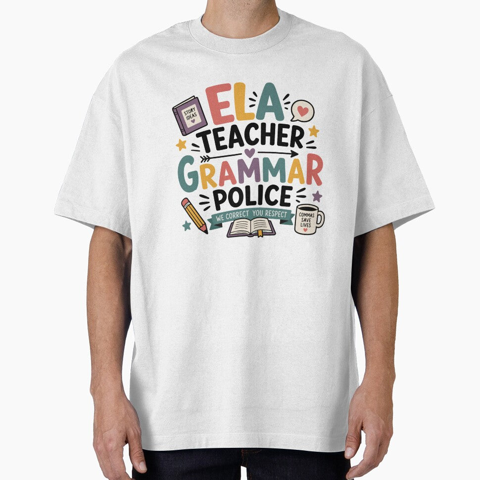 ELA English Teacher Grammar Police by officinelala