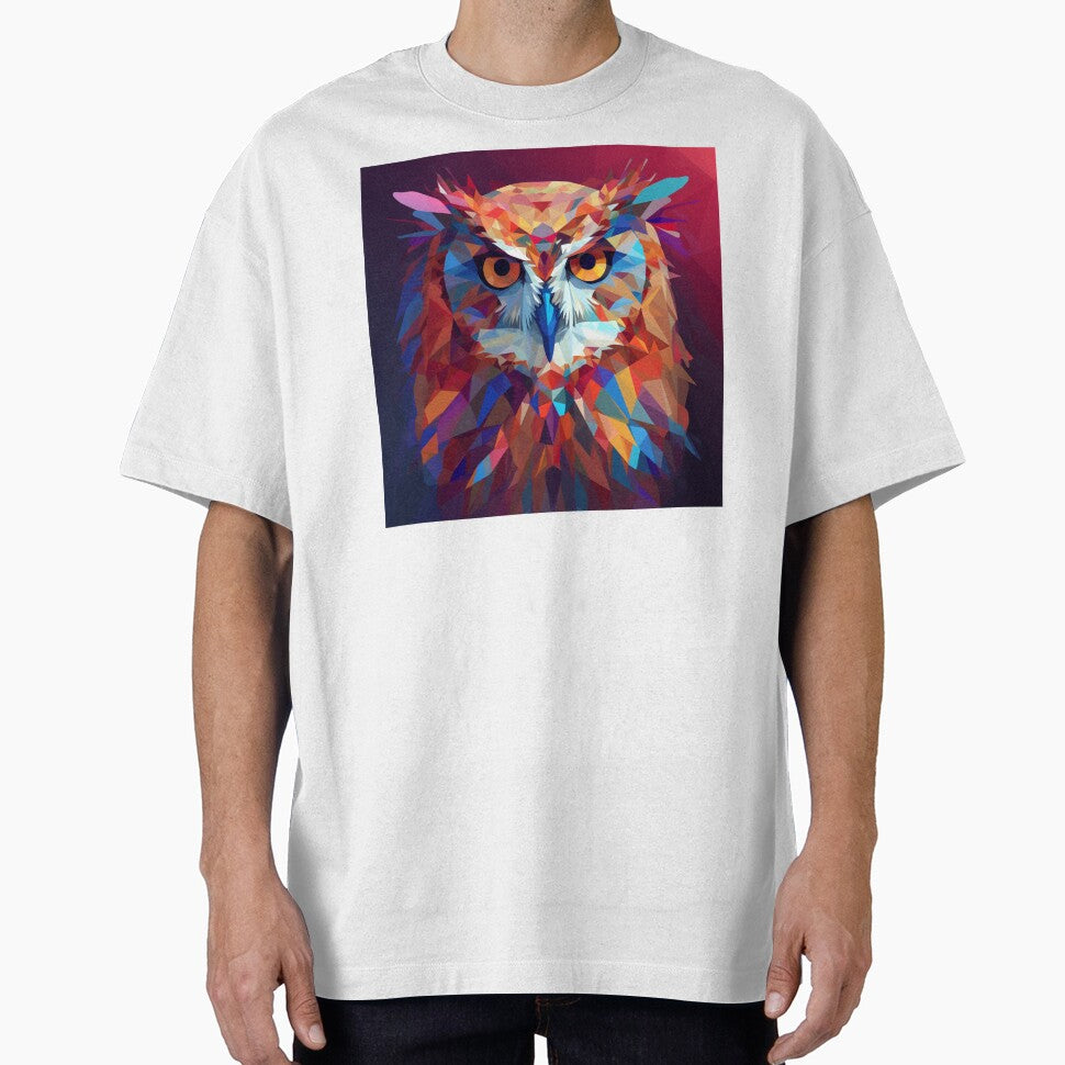 Colorful Owl Polygonal Art | Owl Lovers by JFFStore