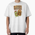 Burger Bigger Than My Head Funny Food Sticker by Imaginarium of Chaos falcon88