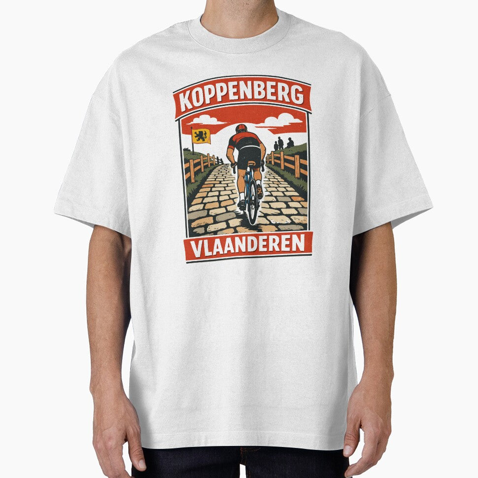 Koppenberg Vlaanderen Cycling Retro Cobblestone by JackCurtis1991