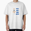 Pitch Pivot Panic Repeat | Startup Founder Humor Shirt by adysart81