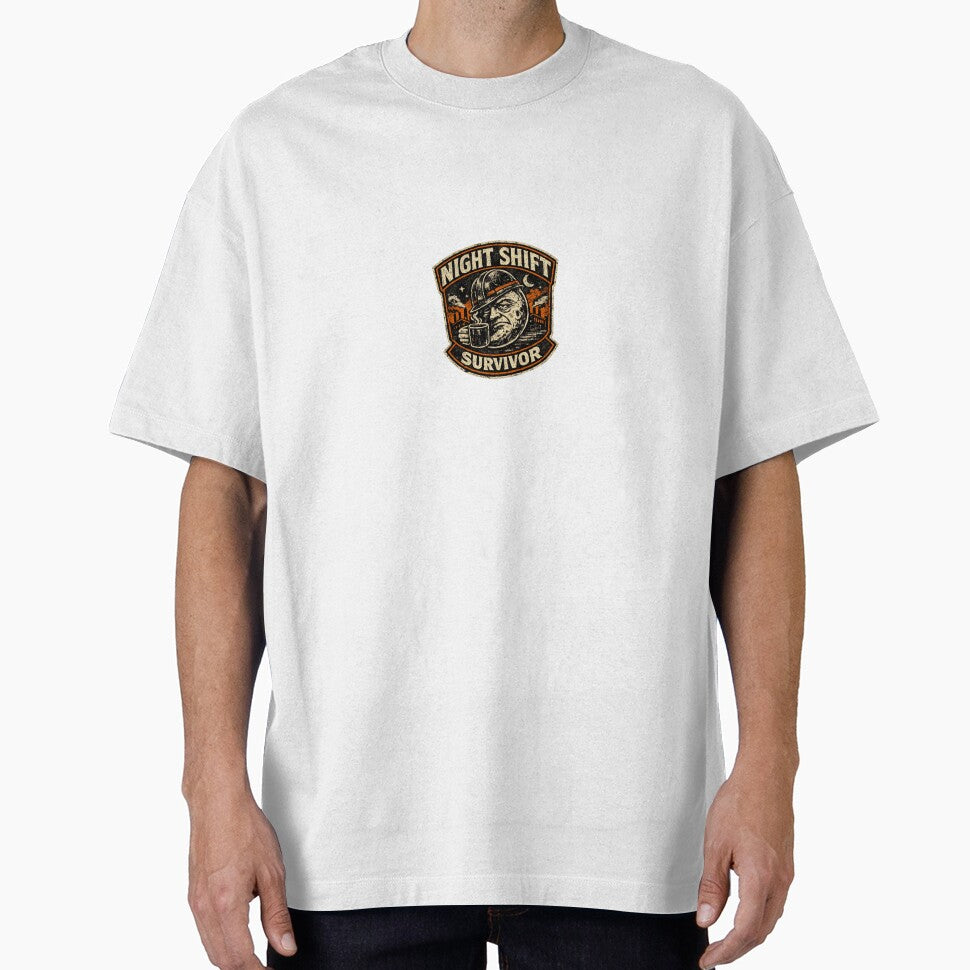 Night Shift Survivor - AfterHrsCo - Late Night Creator Streetwear Design by AfterHrsCo