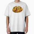 Champion Burger Gold Medal Funny Cheeseburger Vintage T-Shirt & Sticker by irfanshikh