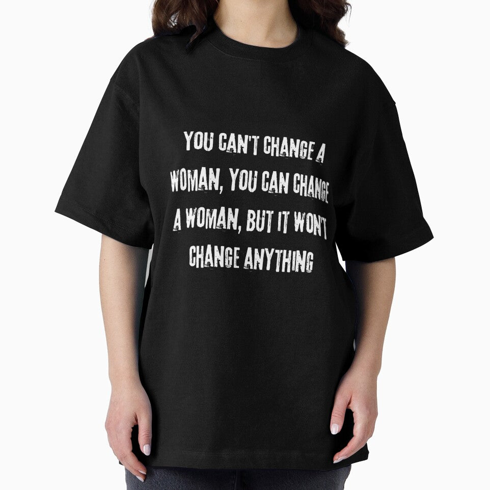 Funny Woman Quote Irony Bold Text Design by ViviArtix