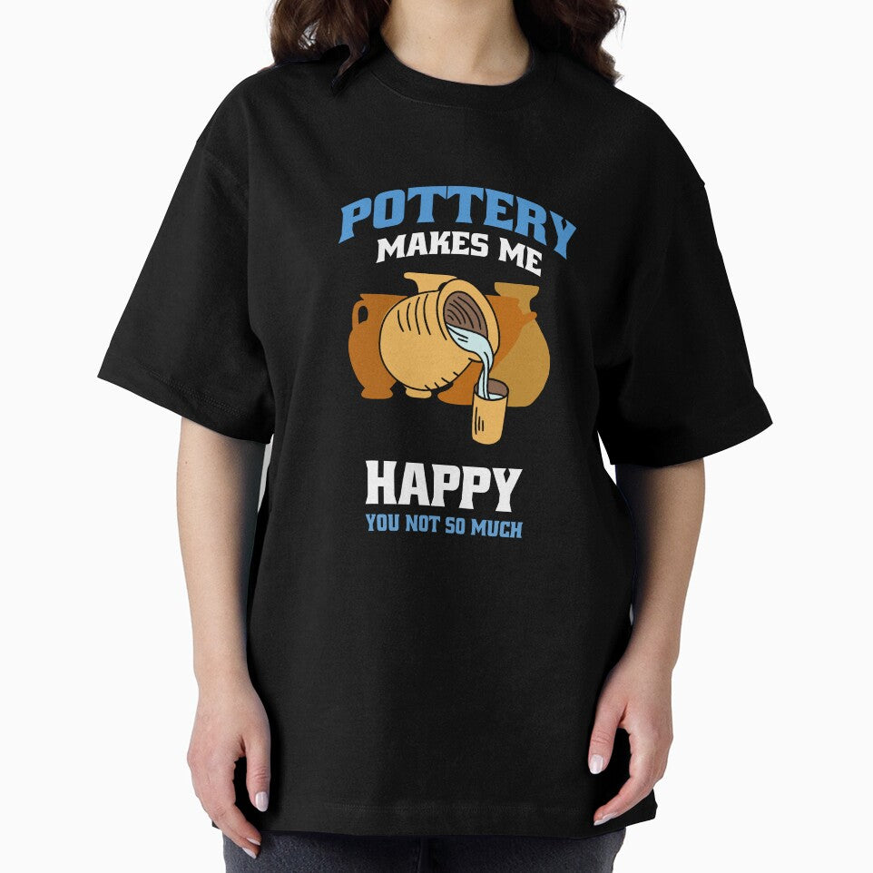 Pottery Makes Me Happy Ceramic Clay Artist Funny Pottery design by Merchking1