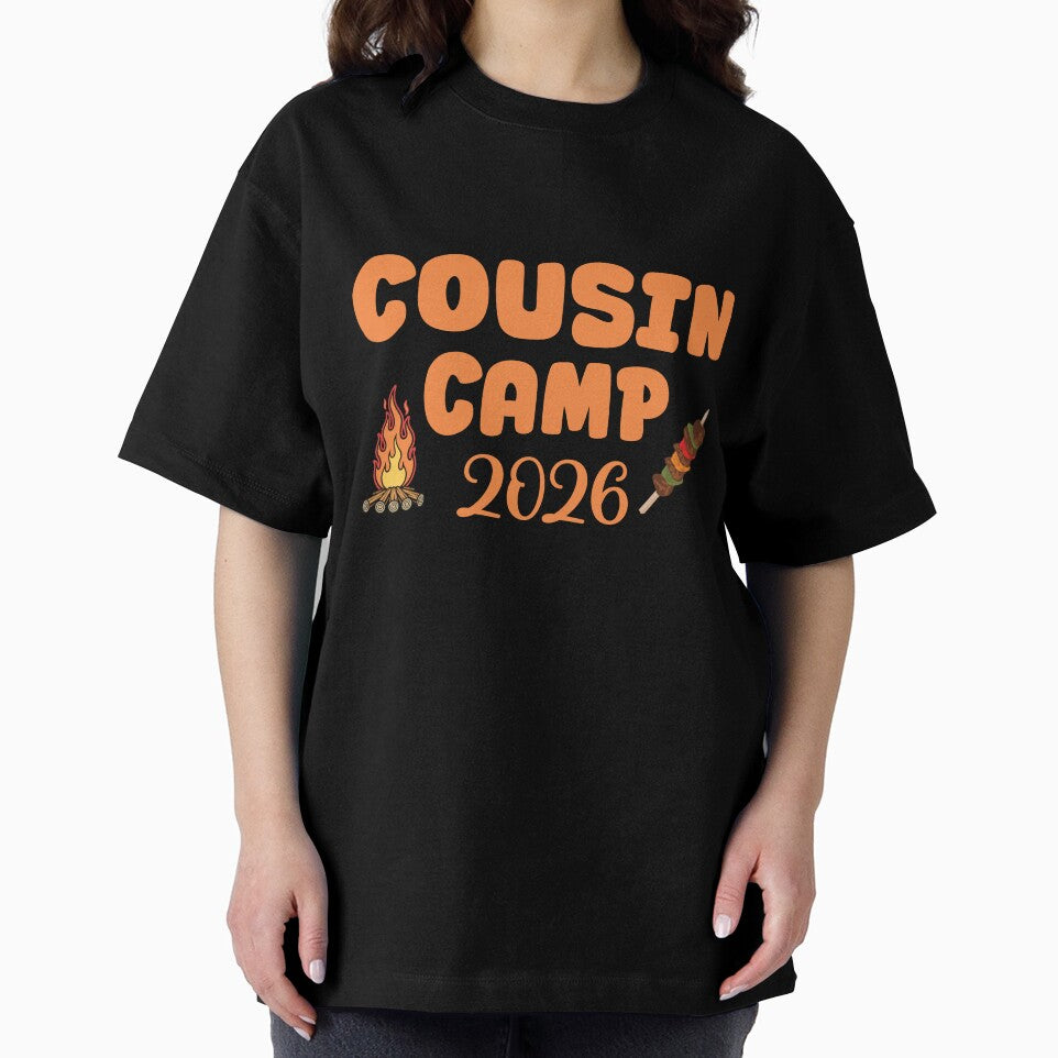 Cousin Camp 2026 Typography – Family Reunion Matching Shirt Design by PixelWaveBD