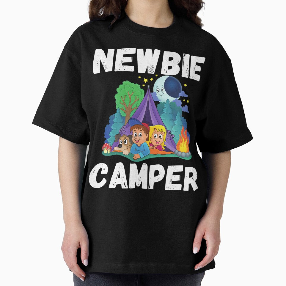 Newbie camper camping t-shirt design by PinkArtDesigns
