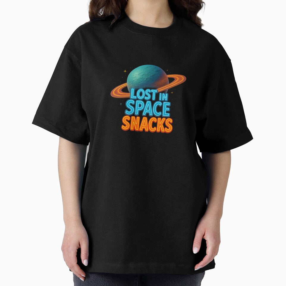 Lost in Space Snacks – Retro Neon Planet 3D Design by Tadeusz1