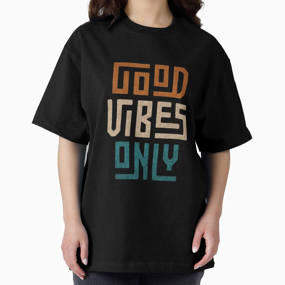 Good Vibes Only – Colorful 3D Typography Design by RajDeals