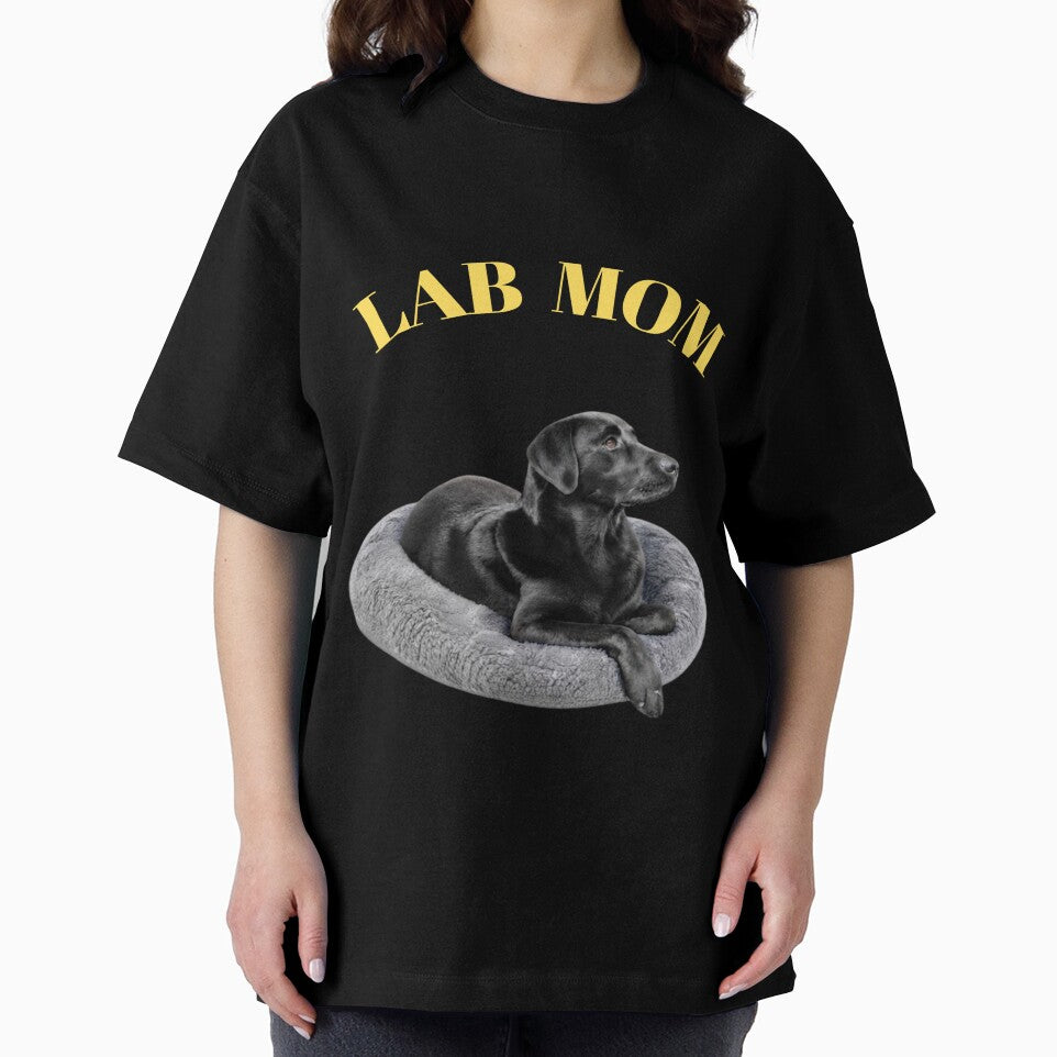 Lab Mom Black Labrador Retriever Dog Lover Gift by PRINTSCHARMINGM