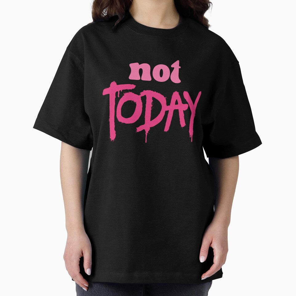 Not Today Funny Sarcastic Relatable Quote | Not Happening Spray Paint by MiaDelelai