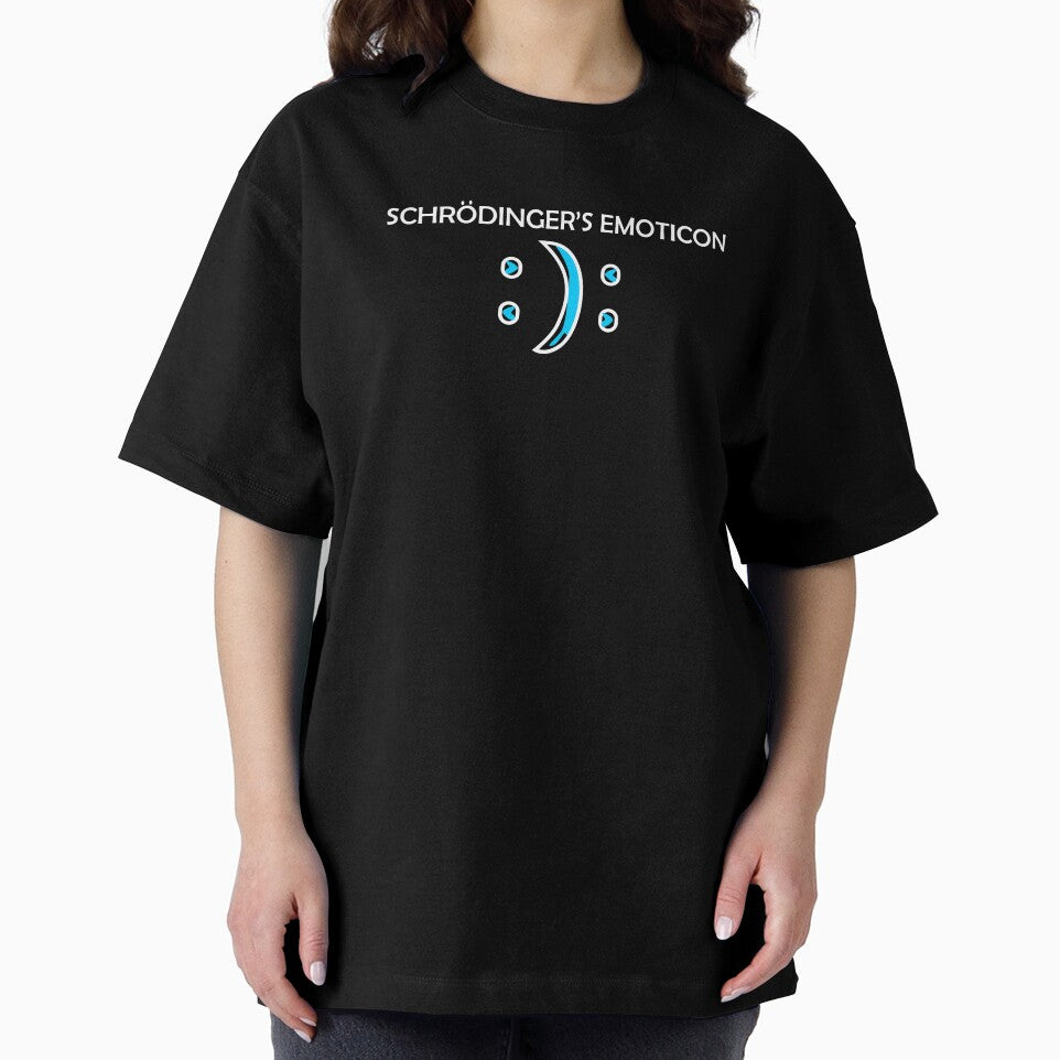 Schrodingers Emoticon Cat Quantum Physics teacher gift by hadleydesigns