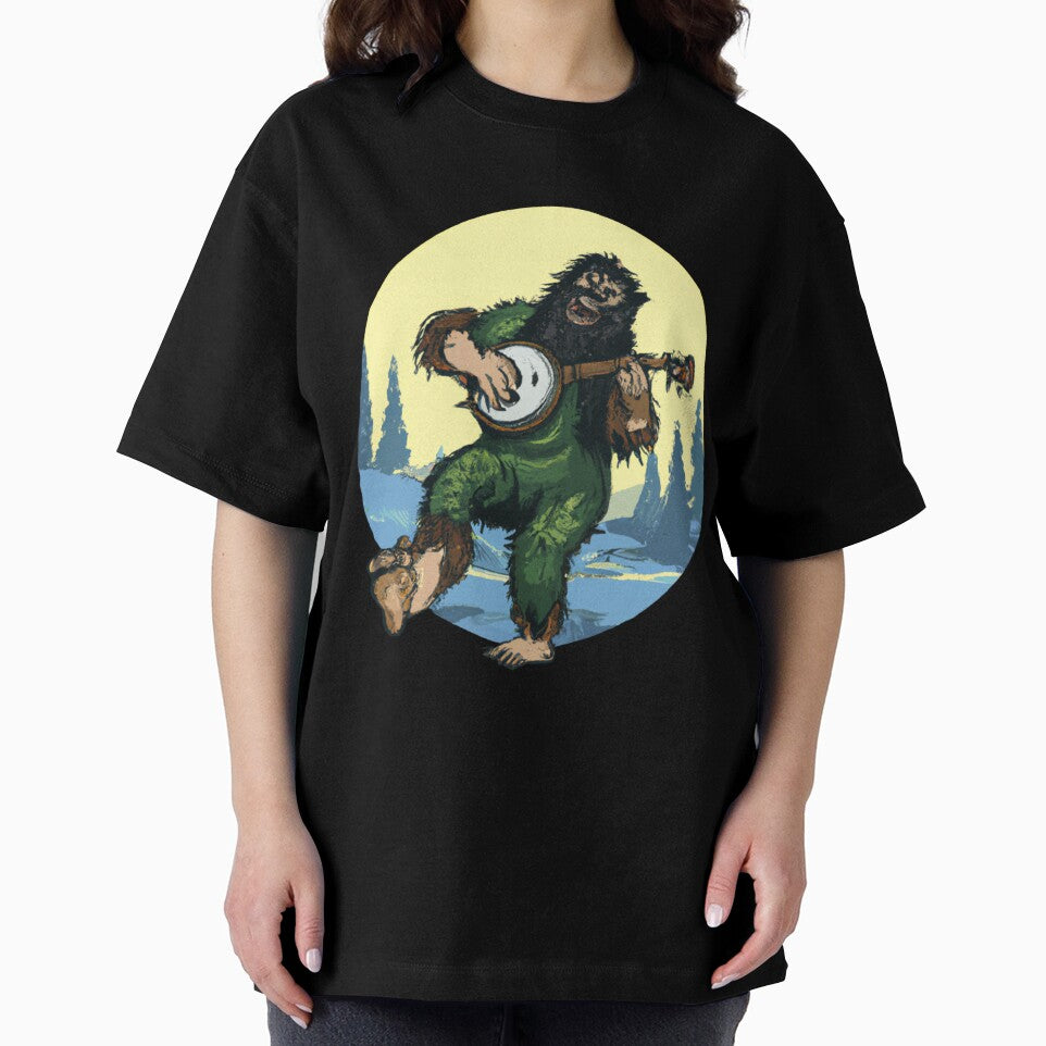 Bigfoot Playing the Banjo by soulfulprintss8