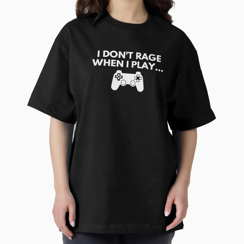 I Don't Rage When I Play (Purple BG) by FilipeFerreira