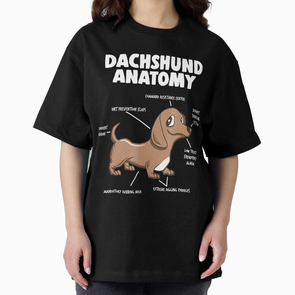 Anatomy of a Dachshund Funny Weiner Dog Lovers by NicoleStore