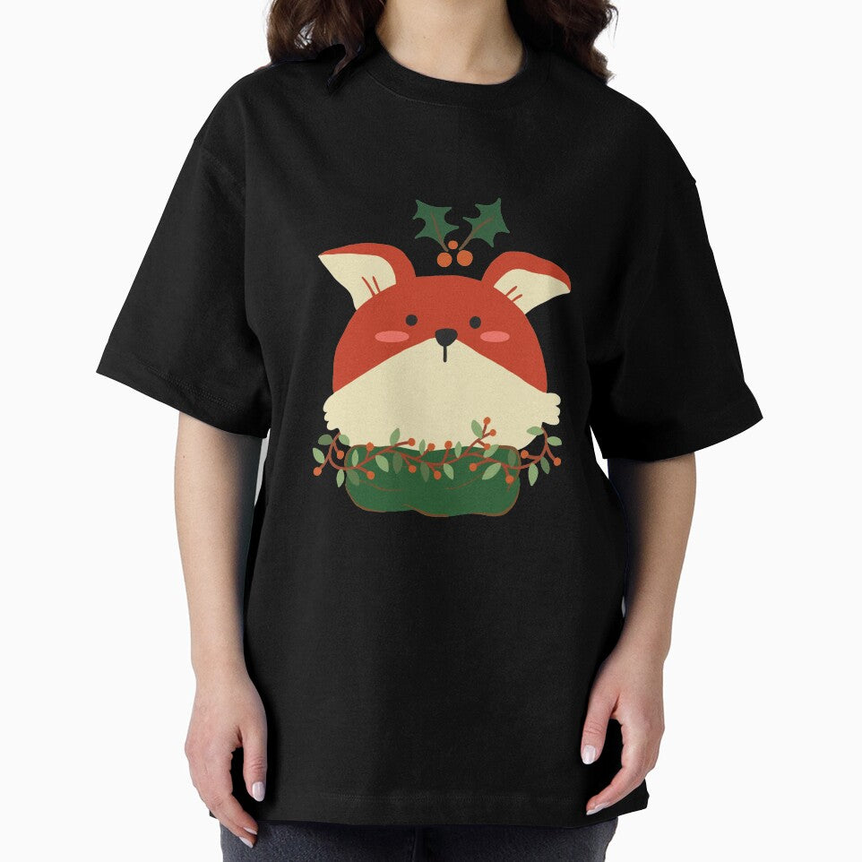 Running Fox with mistletoe by garhoud