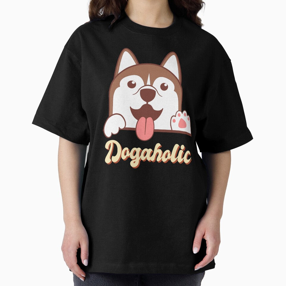 Dogaholic Kawaii Cartoon Puppy Says Hello by Cawaiico