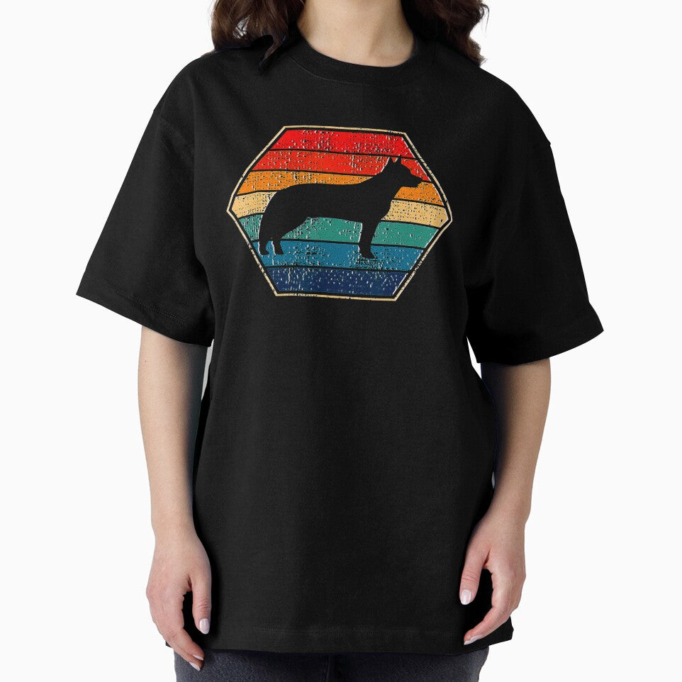 Australian Cattle Dog Retro Vintage Gift Love Tee Gift Love by BargerStore