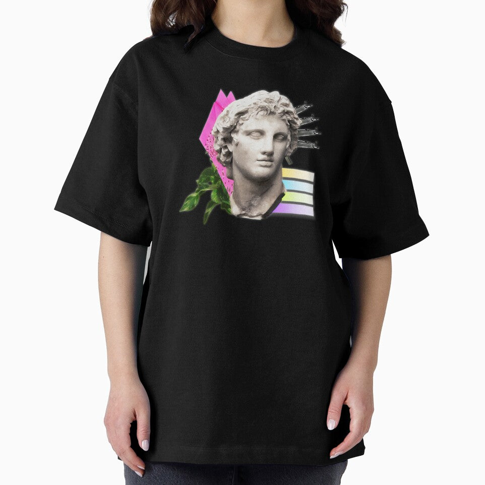 greek vaporwave statue by Omeris