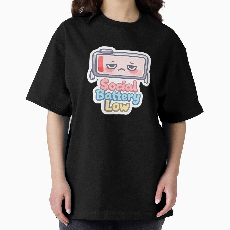 Relatable Social Battery Low Introvert Aesthetic Sticker by irfanshikh