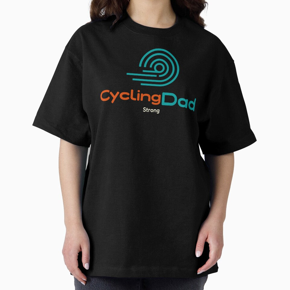 Cycling Dad Strong - Dad Cycling by GreyTee