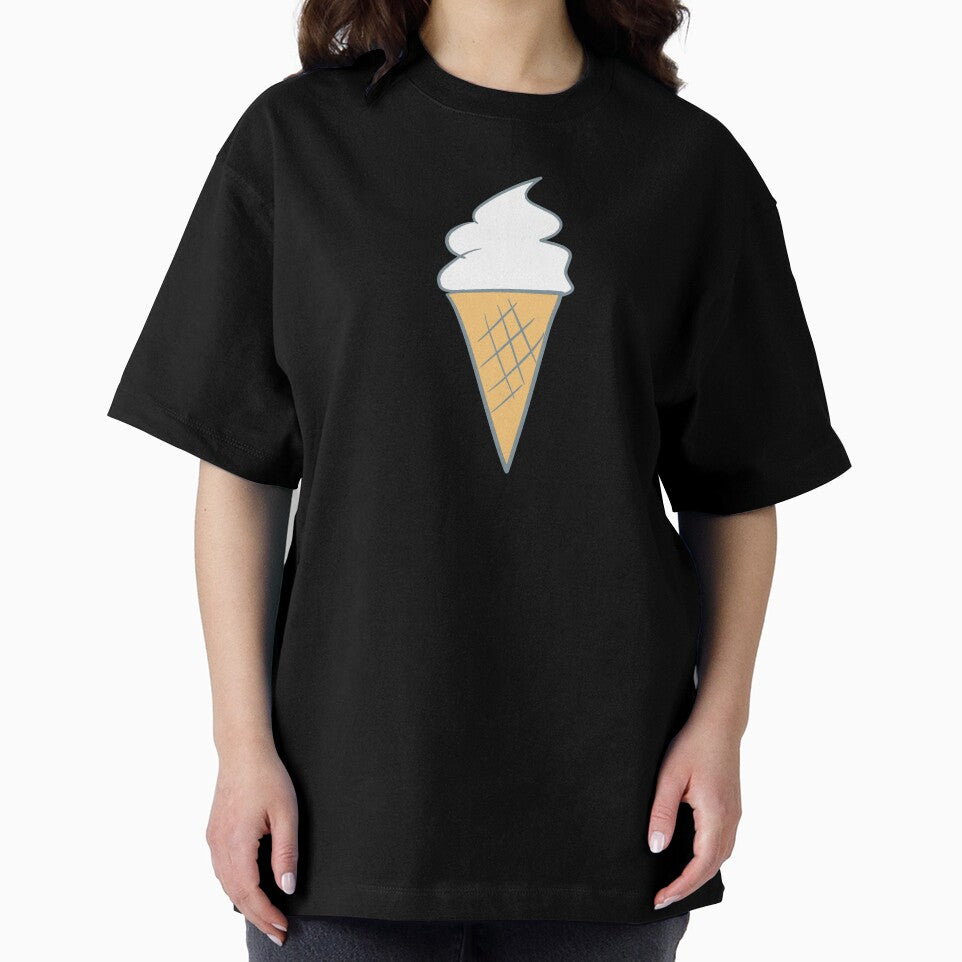 Soft-Serve Cartoon Style Vanilla 99 Ice Cream by Karen Ekdahl