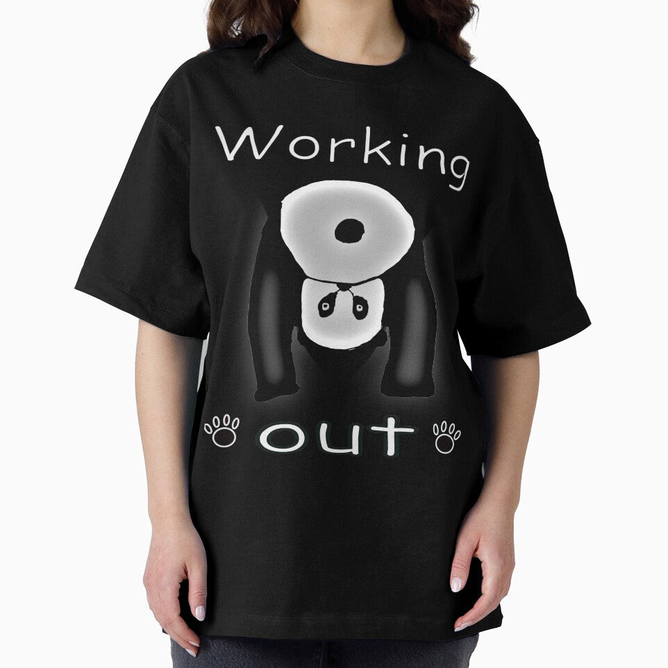Panda working Out by CottagePop