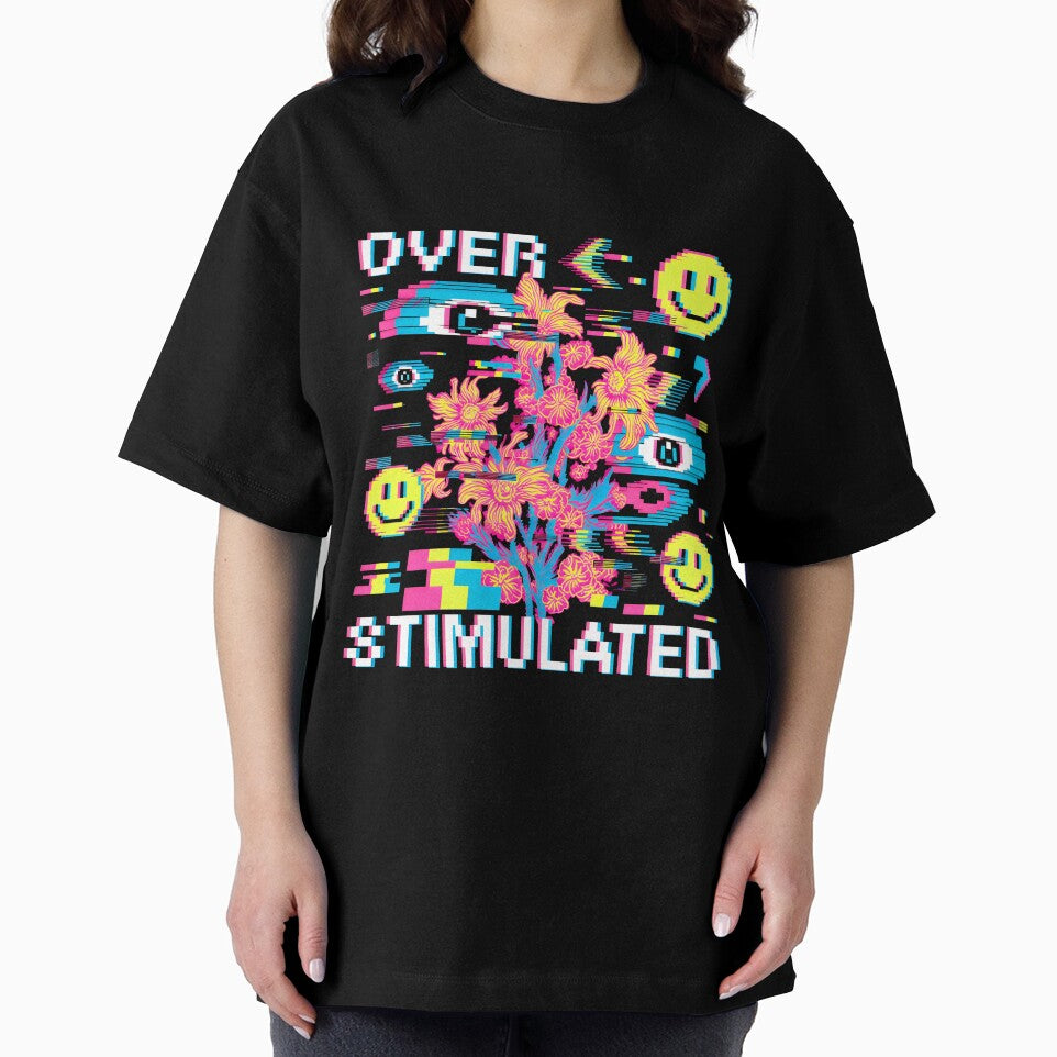 Overstimulated Maximalism Weirdcore Glitch Graphic by SplashTastic
