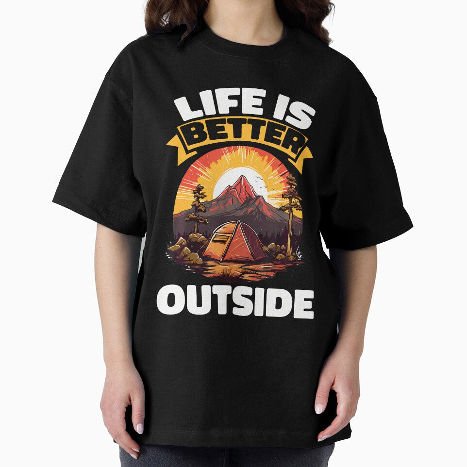 Camping Tent Life Is Better Outside by mischwpwarso