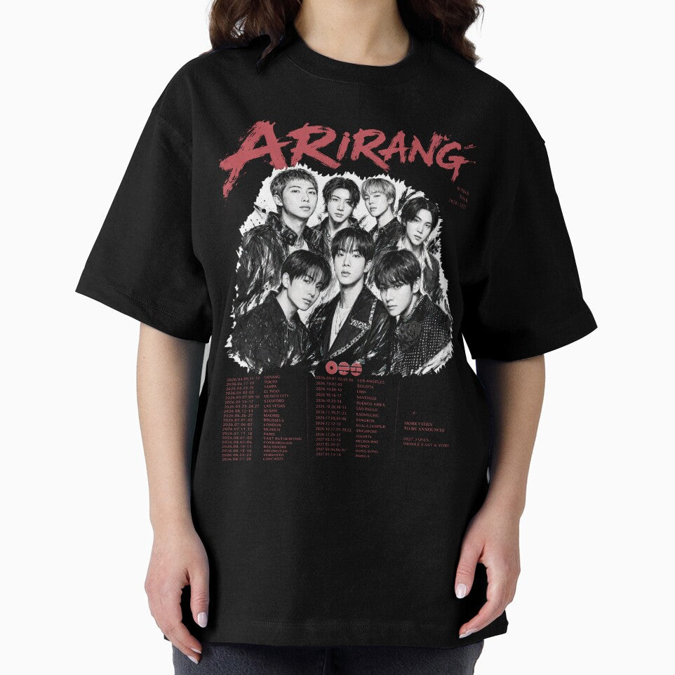BTS Arirang, World Tour, Concert Graphic Tee, Vintage by LiuTiuuu
