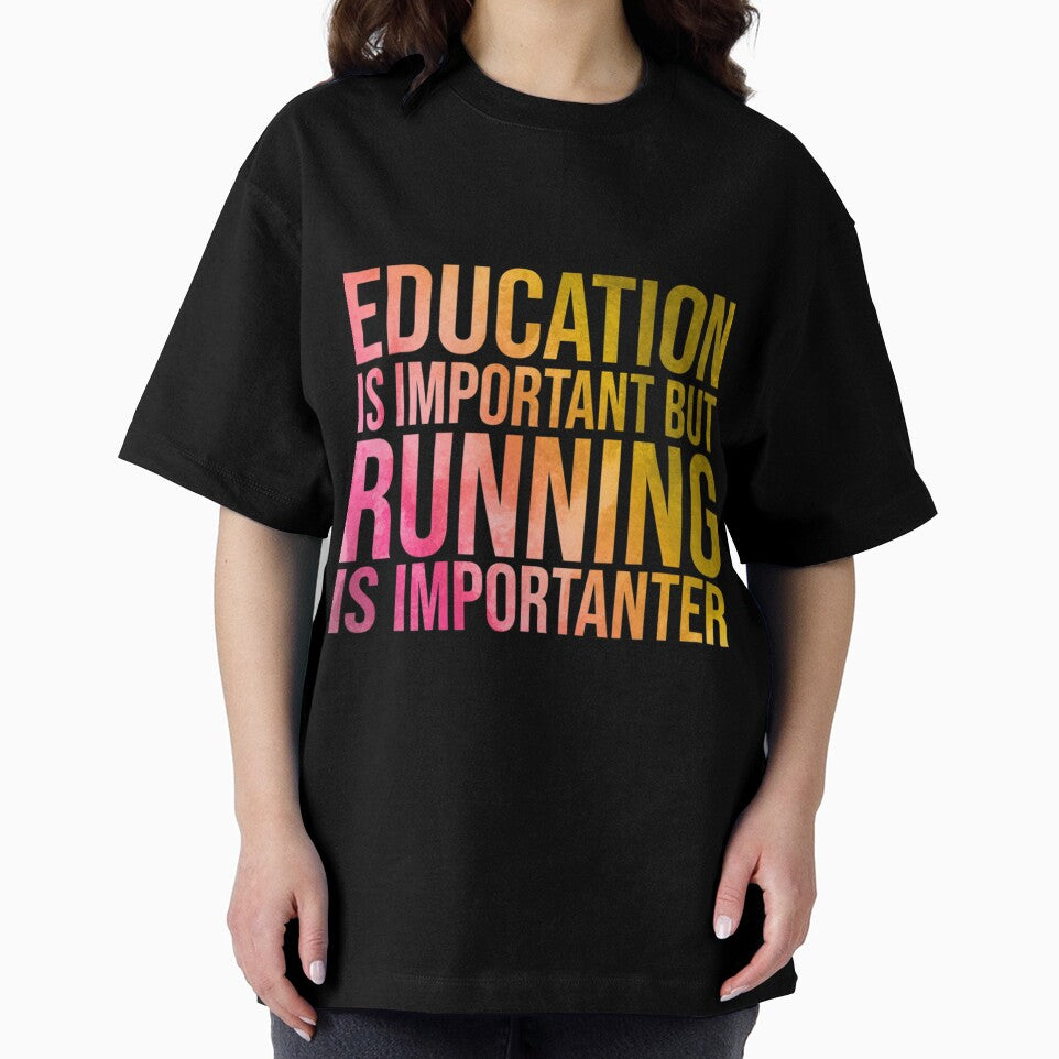 Running Is Importanter in Watercolo| Perfect Gift by sherricam