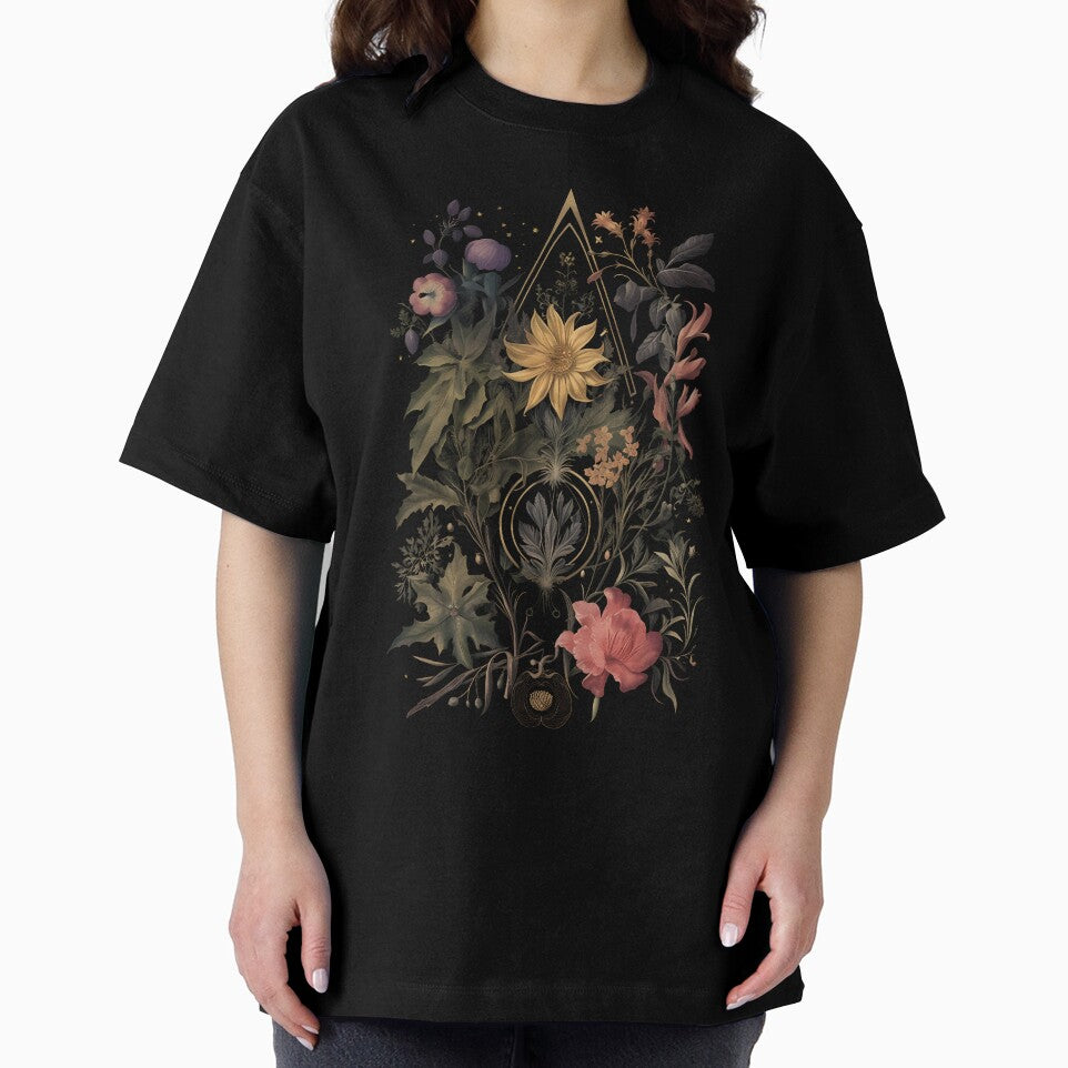 Victorian Elegant Ornamental Botanical Print by Enyr