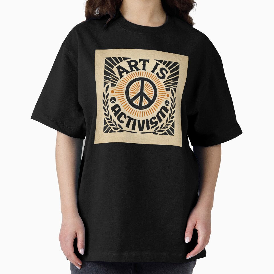 Art Is Activism Bold Vintage Design by RetroPop23