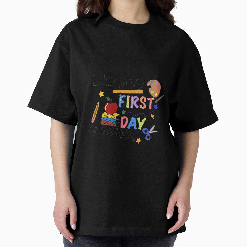 Happy First Day of School Cute Colorful Design by baty74