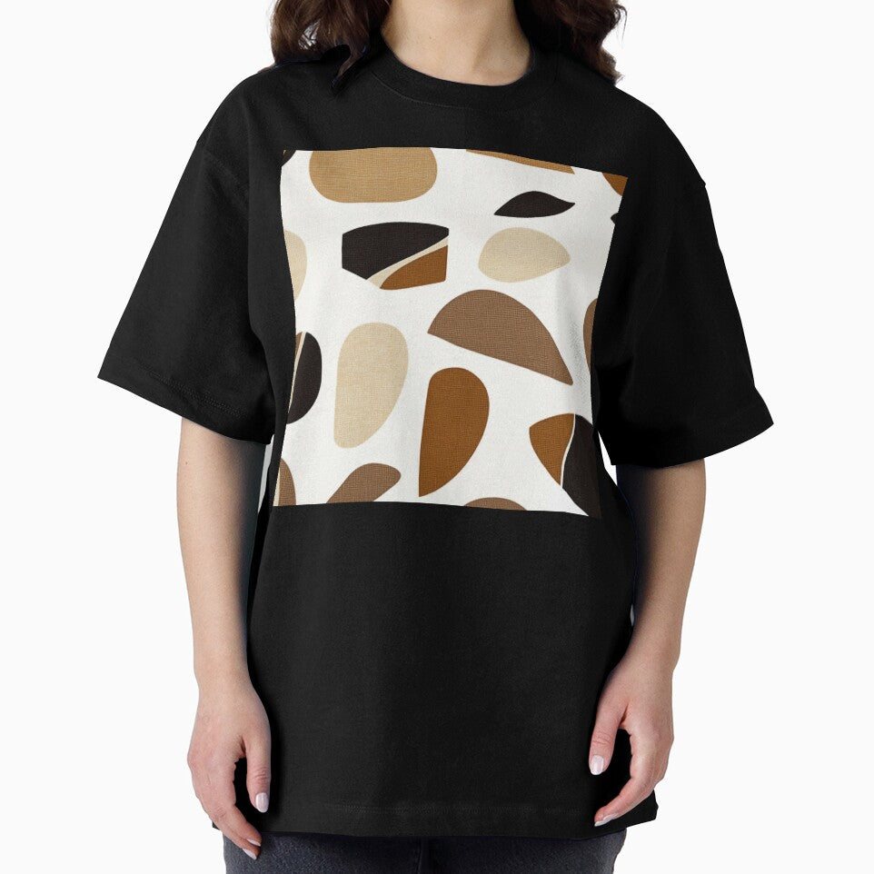 Mid-Century Modern Abstract Shapes in Earth Tones by PaintbrushPlace