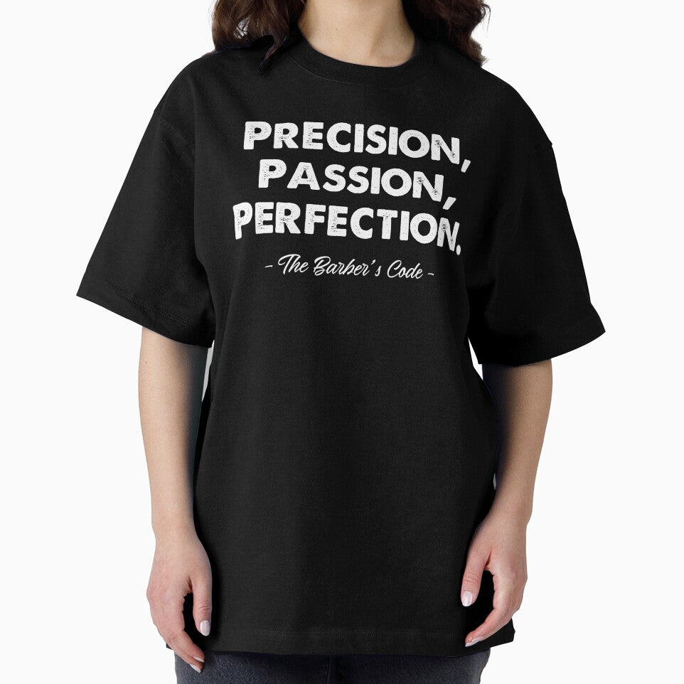 PRECISION, PASSION, PERFECTION – THE BARBER'S CODE by Monochromaniaus