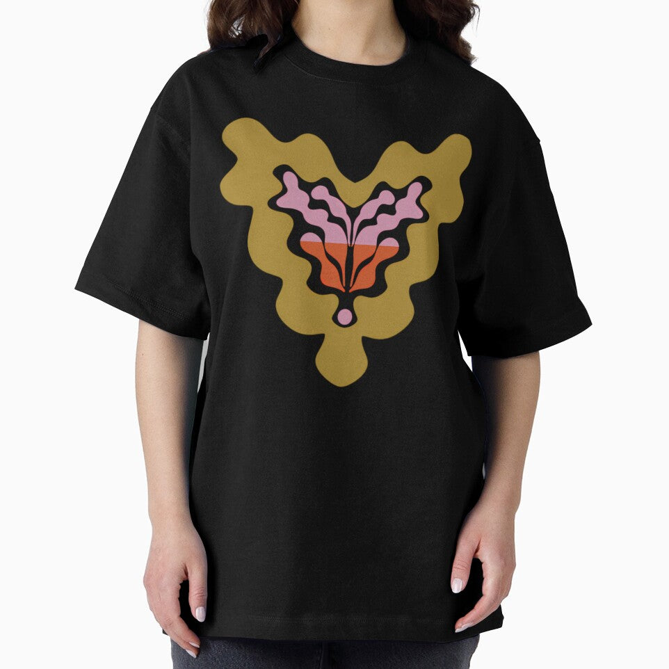 Timeless waves of love, Wavy floral heart by Clara Fruggeri