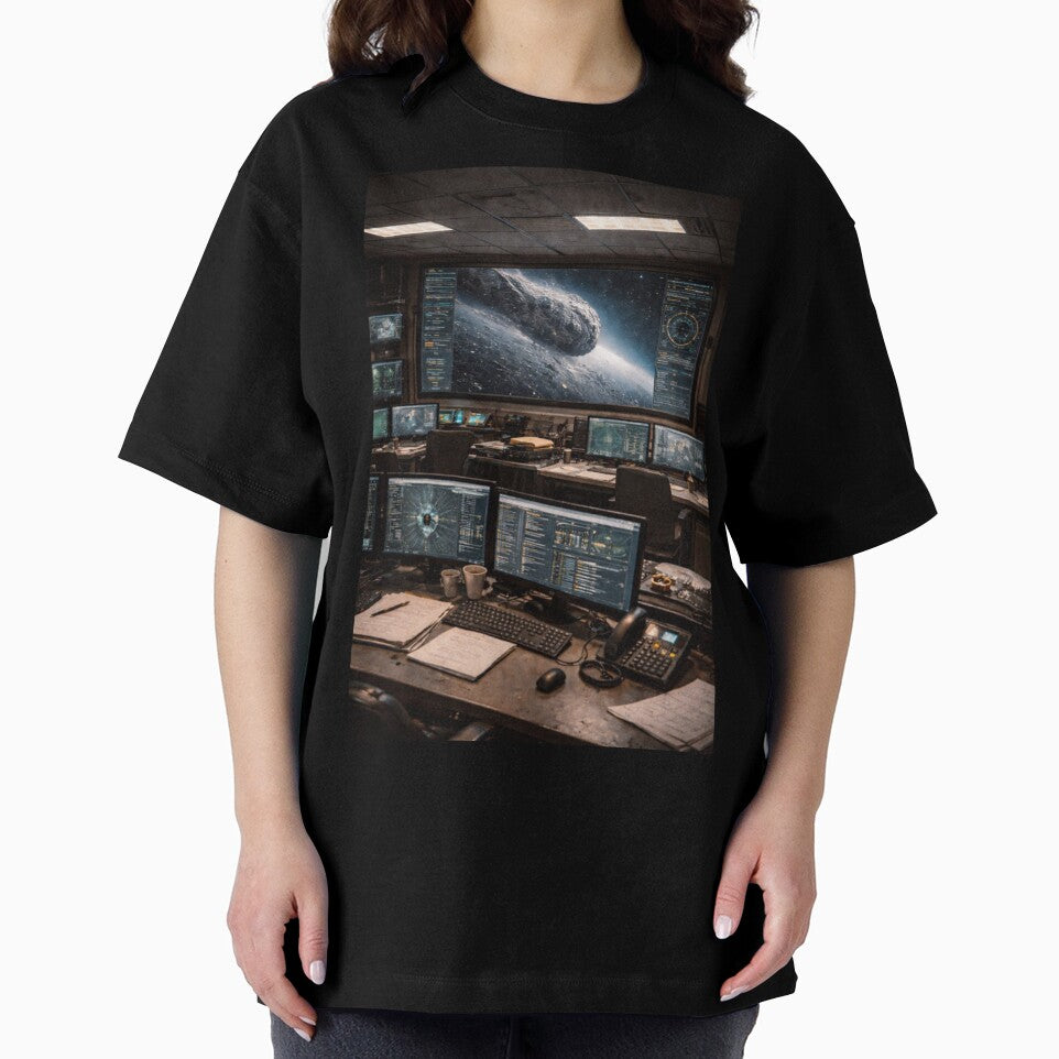 Asteroid Command Center Wall Art | Sci-Fi Mission Control Room Print by Element Horizon Studio