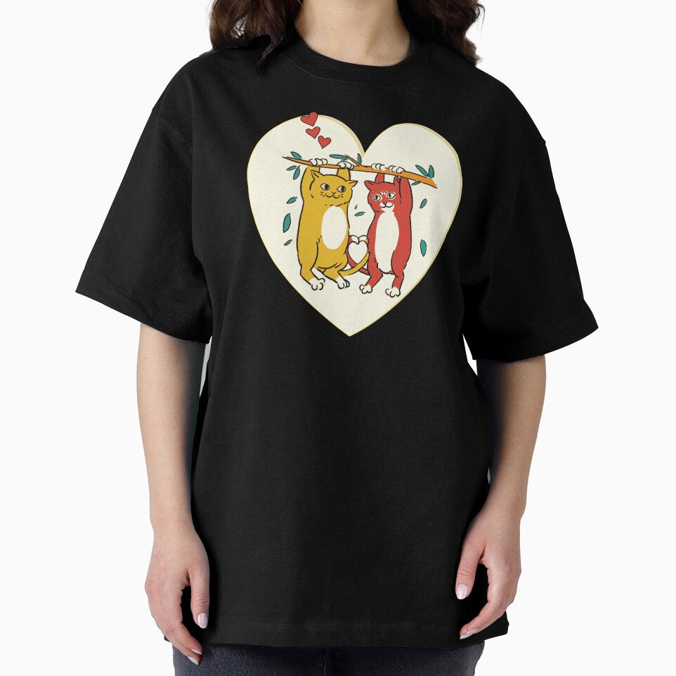 You Me and The Cats - Cute Animal, Cat lovers by HippoInkStudio