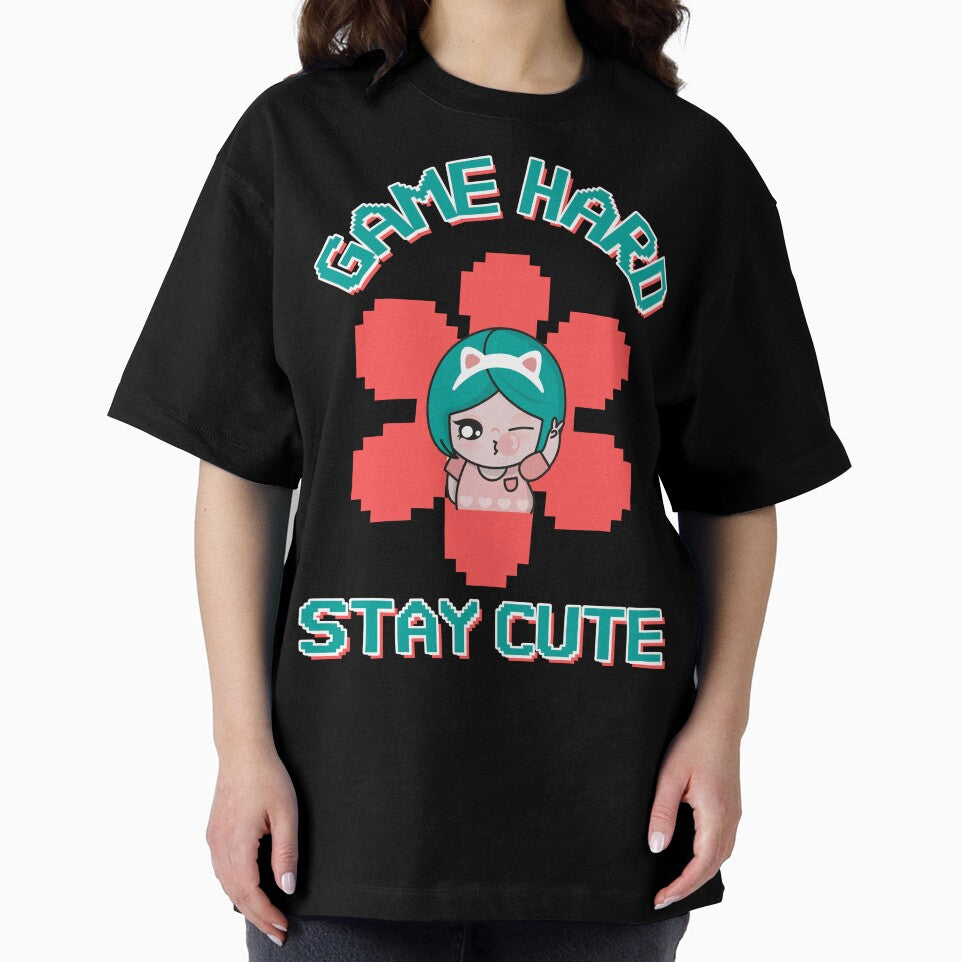Game Hard, Stay Cute by SuperstyleTees