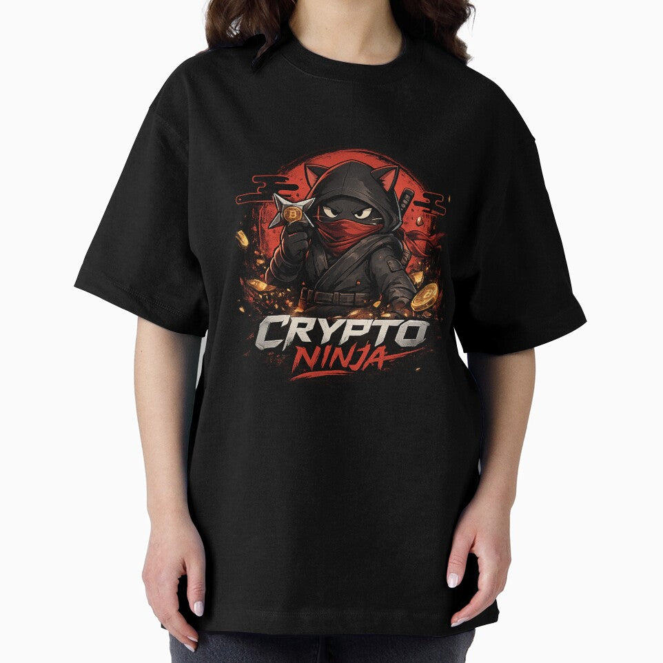 Crypto Ninja Cat – Dark Web3 Anime Design by YamiSociety