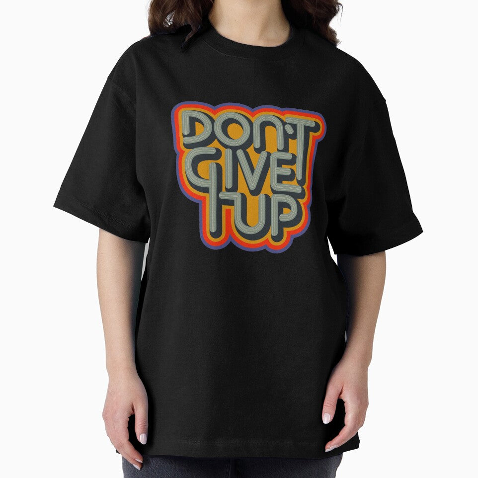 Don't Give Up: Inspirational Graphic Print by BanaEnjoyer2