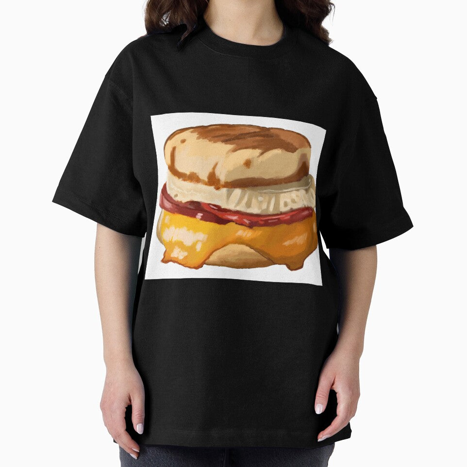 Breakfast Muffin - Egg Cheese Tomato Muffin by BunnyBizarre
