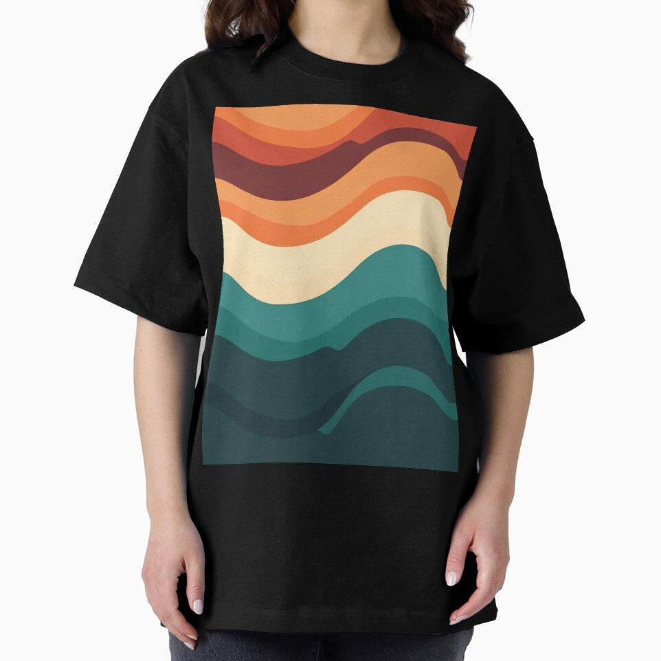 Retro photographic 70s palette waves II by Sara-Design2