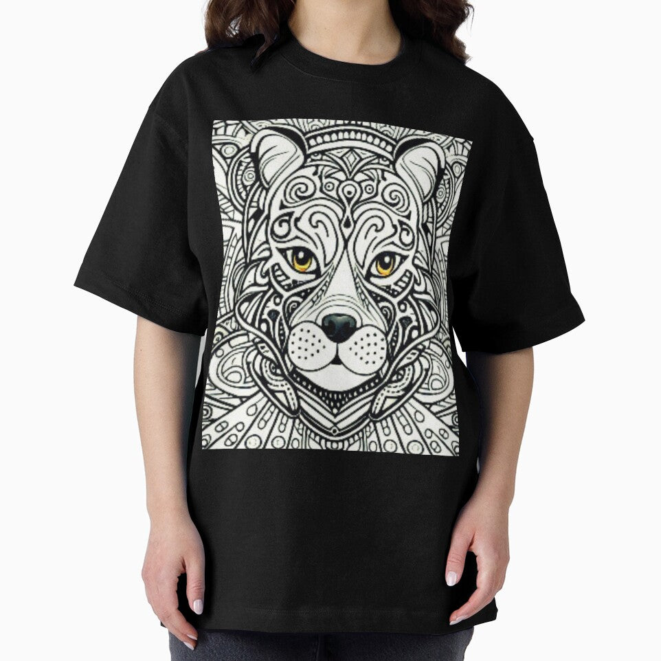 Fine Line Art T-Shirt by ROYALBIRDS