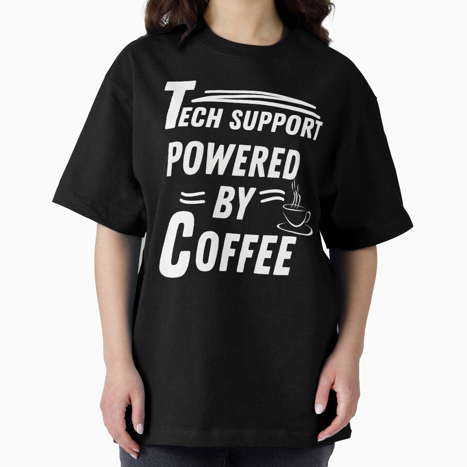 Tech support powered by coffee by annoying-shirts