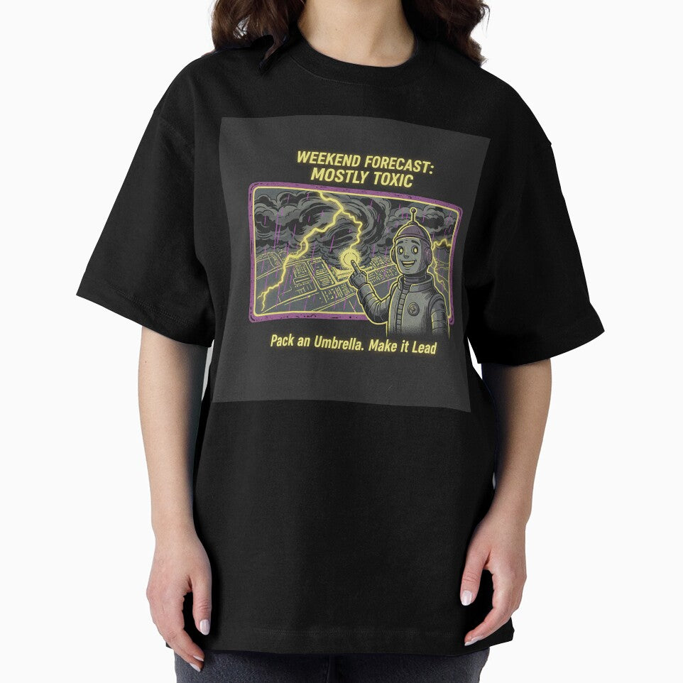 Retro Futuristic Toxic Weather Forecast Illustration by SavinMercantile