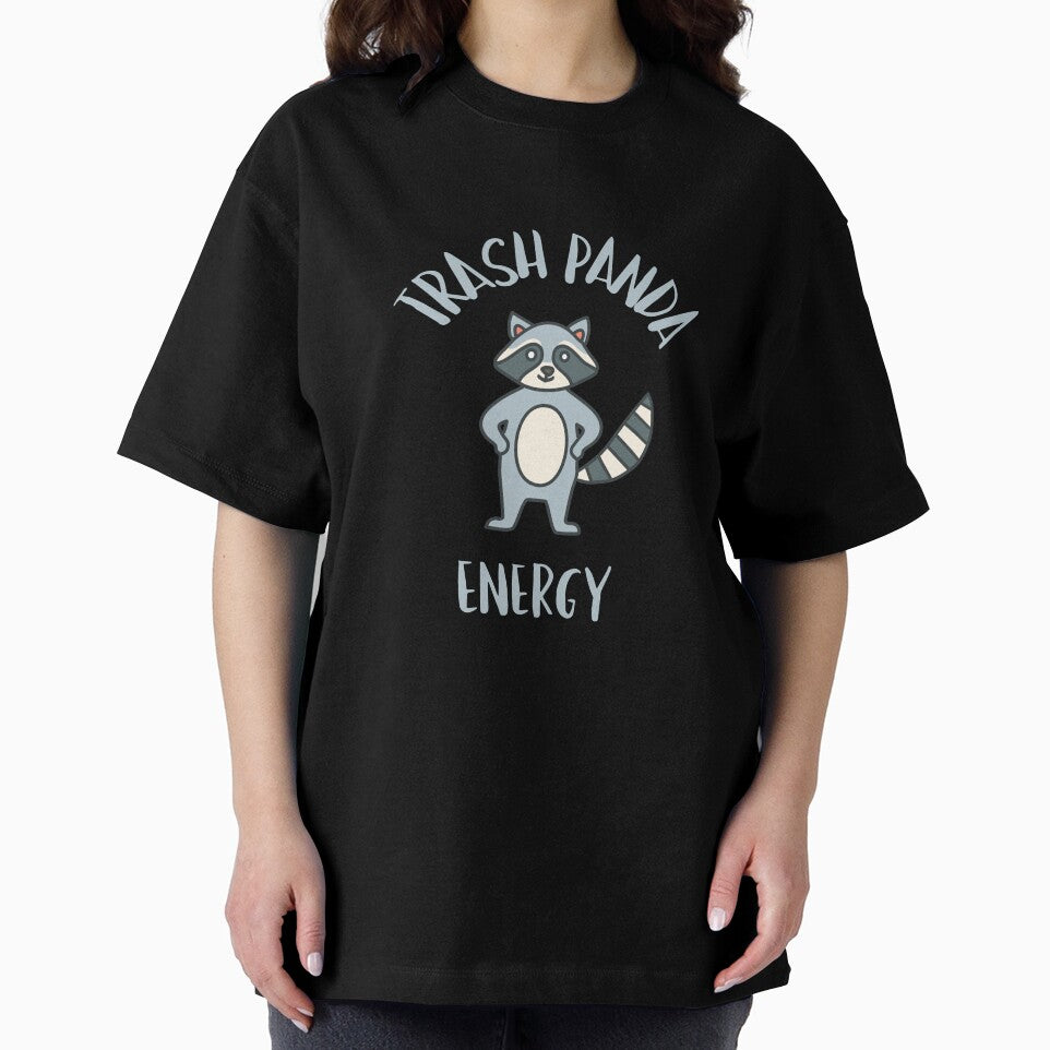 Trash Panda Energy Crazy Raccoon T-Shirt by BoonandCo